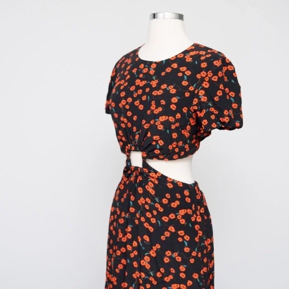 STAUD‎ | Calypso Poppy Cut-Out Dress - Picture 12 of 14